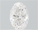 Natural Diamond 0.50 Carats, Oval with  Cut, E Color, VVS2 Clarity and Certified by GIA