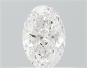 Natural Diamond 0.50 Carats, Oval with  Cut, E Color, VVS2 Clarity and Certified by GIA