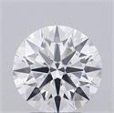 Lab Grown Diamond 2.82 Carats, Round with Ideal Cut, E Color, VVS2 Clarity and Certified by IGI