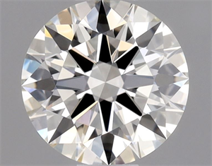 Foto Diamante Natural 0.50 quilates, Redondo , Color I, claridad IF y certificado GIA de