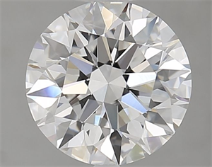 Picture of Natural Diamond 2.01 Carats, Round with Excellent Cut, E Color, VVS1 Clarity and Certified by GIA