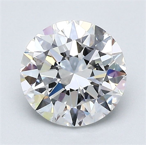 Picture of Natural Diamond 1.50 Carats, Round with Very Good Cut, D Color, VS1 Clarity and Certified by GIA