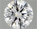 Lab Grown Diamond 2.00 Carats, Round with Ideal Cut, D Color, VVS2 Clarity and Certified by IGI