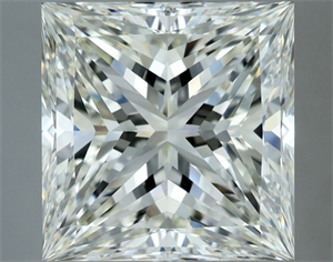 Picture of Natural Diamond 5.02 Carats, Princess with  Cut, J Color, VVS2 Clarity and Certified by IGI