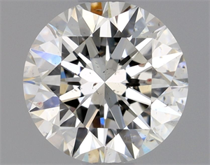 Picture of Natural Diamond 0.85 Carats, Round with Excellent Cut, H Color, SI2 Clarity and Certified by GIA