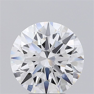 Picture of Lab Grown Diamond 4.10 Carats, Round with Ideal Cut, E Color, VVS2 Clarity and Certified by IGI