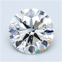 Diamante Natural 1.50 quilates, Redondo , Color E, claridad SI1 y certificado GIA