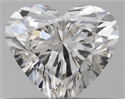 Natural Diamond 0.41 Carats, Heart with  Cut, J Color, SI1 Clarity and Certified by GIA