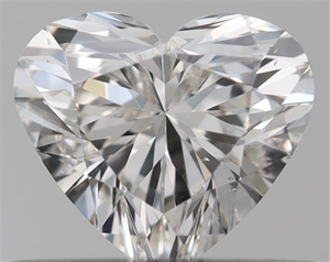 Picture of Natural Diamond 0.41 Carats, Heart with  Cut, J Color, SI1 Clarity and Certified by GIA