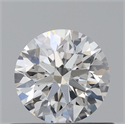 Diamante Natural 0.57 quilates, Redondo , Color H, claridad VVS1 y certificado GIA