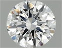 Lab Grown Diamond 1.32 Carats, Round with Ideal Cut, D Color, VS1 Clarity and Certified by IGI