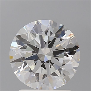 Picture of Lab Grown Diamond 2.08 Carats, Round with Ideal Cut, E Color, VVS2 Clarity and Certified by IGI