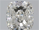 Natural Diamond 0.80 Carats, Cushion with  Cut, H Color, VVS1 Clarity and Certified by GIA