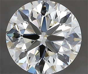Picture of Natural Diamond 2.70 Carats, Round with Excellent Cut, J Color, VVS1 Clarity and Certified by IGI
