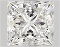 Diamante Natural 1.71 quilates, Princesa , Color F, claridad VVS2 y certificado GIA