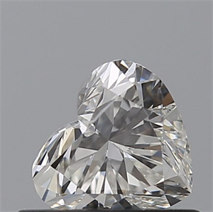 Picture of Natural Diamond 0.51 Carats, Heart with  Cut, H Color, VS2 Clarity and Certified by GIA