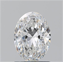 Natural Diamond 1.20 Carats, Oval with  Cut, E Color, VS1 Clarity and Certified by GIA