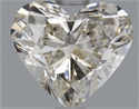Natural Diamond 1.01 Carats, Heart with  Cut, K Color, SI2 Clarity and Certified by HRD