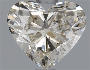 Picture of Natural Diamond 1.01 Carats, Heart with  Cut, K Color, SI2 Clarity and Certified by HRD