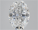 Natural Diamond 1.70 Carats, Oval with  Cut, D Color, VS1 Clarity and Certified by GIA