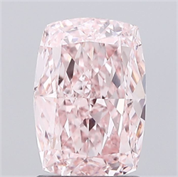 Picture of Lab Grown Diamond 1.60 Carats, CUSHION MODIFIED with  Cut, Fancy Intense Pink Color, VVS2 Clarity and Certified by IGI