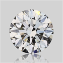Diamante Natural 1.50 quilates, Redondo , Color I, claridad VVS2 y certificado GIA
