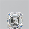 Diamante Natural 0.91 quilates, Asscher , Color I, claridad VS1 y certificado GIA