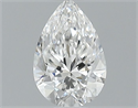 Natural Diamond 0.41 Carats, Pear with  Cut, F Color, VS2 Clarity and Certified by GIA