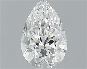 Picture of Natural Diamond 0.41 Carats, Pear with  Cut, F Color, VS2 Clarity and Certified by GIA