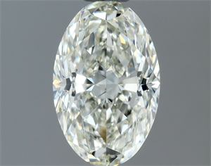 Foto Diamante Natural 0.90 quilates, Ovalado , Color J, claridad VS1 y certificado IGI de