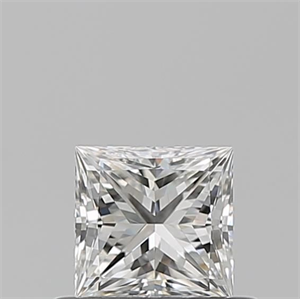 Foto Diamante Natural 0.51 quilates, Princesa , Color G, claridad IF y certificado GIA de