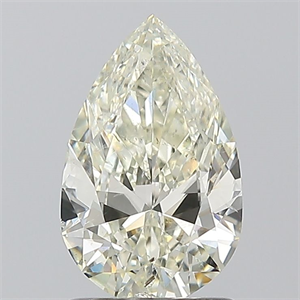 Picture of Natural Diamond 1.21 Carats, Pear with  Cut, J Color, SI2 Clarity and Certified by IGI