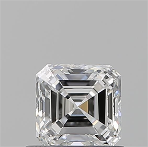 Picture of Natural Diamond 0.70 Carats, Asscher with  Cut, E Color, VVS2 Clarity and Certified by GIA