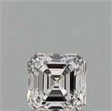 Diamante Natural 0.50 quilates, Asscher , Color E, claridad VVS2 y certificado GIA