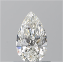 Diamante Natural 0.70 quilates, De pera , Color H, claridad VVS1 y certificado GIA