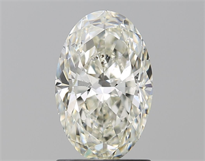 Picture of Natural Diamond 1.51 Carats, Oval with  Cut, J Color, SI2 Clarity and Certified by GIA