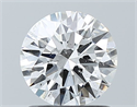 Natural Diamond 1.05 Carats, Round with Excellent Cut, F Color, SI2 Clarity and Certified by GIA