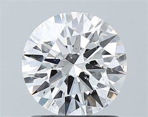 Picture of Natural Diamond 1.05 Carats, Round with Excellent Cut, F Color, SI2 Clarity and Certified by GIA