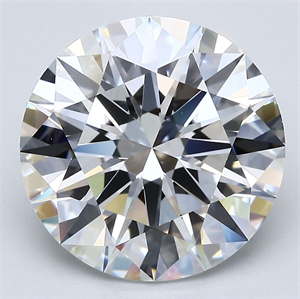 Picture of Natural Diamond 5.08 Carats, Round with Excellent Cut, E Color, VS1 Clarity and Certified by GIA