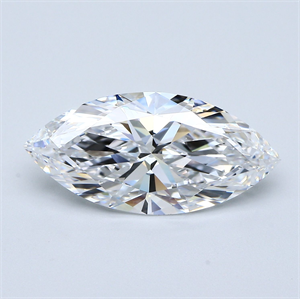 Picture of Natural Diamond 5.01 Carats, Marquise with  Cut, D Color, VS1 Clarity and Certified by GIA