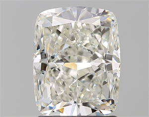 Foto Diamante Natural 2.00 quilates, Del cojín , Color J, claridad VVS2 y certificado GIA de