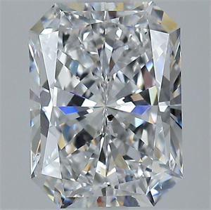 Foto Diamante Natural 2.30 quilates, Radiante , Color D, claridad SI1 y certificado GIA de