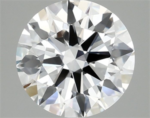 Picture of Lab Grown Diamond 2.00 Carats, Round with Ideal Cut, D Color, VVS2 Clarity and Certified by IGI