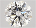 Natural Diamond 1.75 Carats, Round with Excellent Cut, H Color, VVS1 Clarity and Certified by GIA