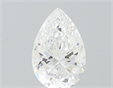 Natural Diamond 0.71 Carats, Pear with  Cut, D Color, SI1 Clarity and Certified by GIA