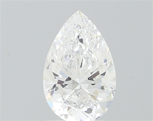 Picture of Natural Diamond 0.71 Carats, Pear with  Cut, D Color, SI1 Clarity and Certified by GIA