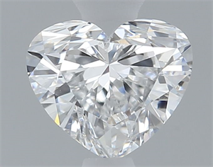 Picture of Natural Diamond 0.30 Carats, Heart with  Cut, D Color, SI2 Clarity and Certified by GIA