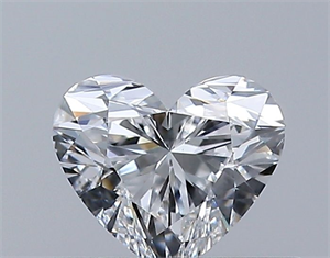 Picture of Natural Diamond 0.32 Carats, Heart with  Cut, D Color, VS2 Clarity and Certified by GIA