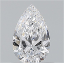 Diamante Natural 0.51 quilates, De pera , Color D, claridad FL y certificado GIA