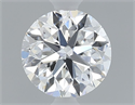 Diamante Natural 0.50 quilates, Redondo , Color E, claridad SI1 y certificado GIA
